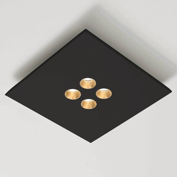 ICONE Confort - LED stropné svietidlo v elegantnej čiernej farbe