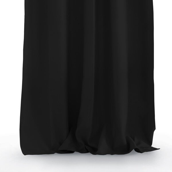 Čierny dimout záves 140x245 cm Kierra – Restilo