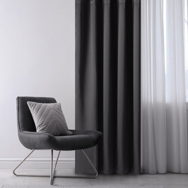 Čierny dimout záves 140x245 cm Kierra – Restilo