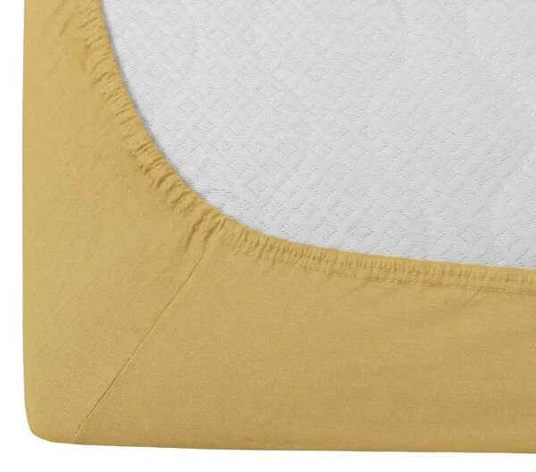 Jersey plachta BASIC žltá 90 x 200 cm