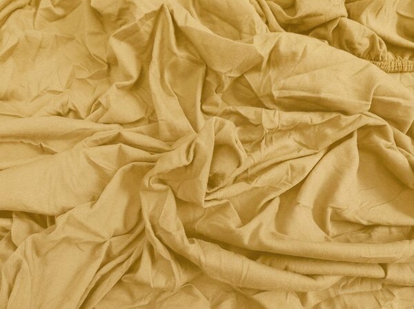 Jersey plachta BASIC žltá 90 x 200 cm