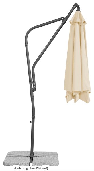 ZÁVESNÝ SLNEČNÍK 278/263/300 cm - Online Only záhrada, Online Only