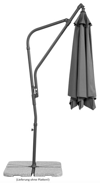 ZÁVESNÝ SLNEČNÍK 278/263/300 cm - Online Only záhrada, Online Only