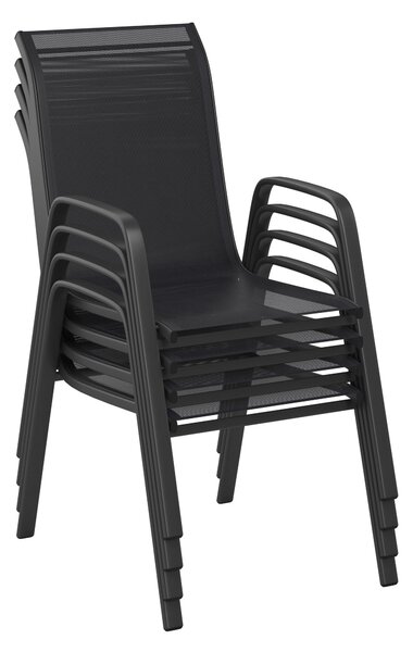 STOHOVATEĽNÁ STOLIČKA kov, plast, textil Ambia Garden - Série záhradného nábytku