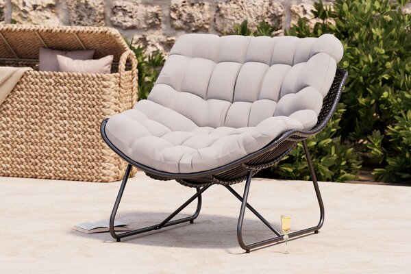 ZÁHRADNÉ KRESLO, kov, plast, textil Ambia Garden - Záhradné stoličky