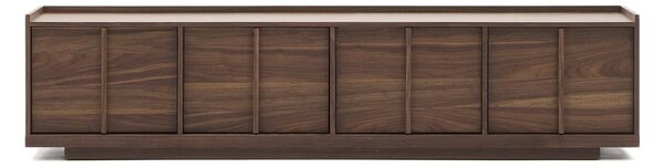 Hnedý TV stolík v dekore orecha 200x47x40 cm Onix – Kave Home