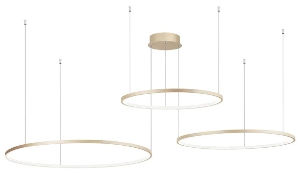 Ondaluce - LED stmievateľný luster na lanku SOEL LED/28W/230V+LED/38W+LED/47W