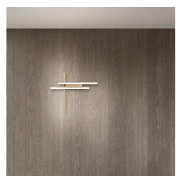 Ondaluce - LED stmievateľné nástenné svietidlo MOVIDA LED/20W/230V zlaté
