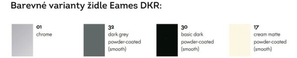 Vitra Stolička Eames DKR, chrome