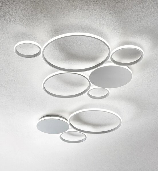 Ondaluce - LED Stmievateľné nástenné svietidlo POIS LED/42W/230V strieborné