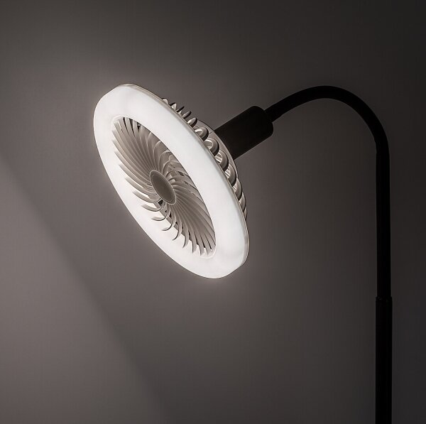 Rabalux 74031 - LED stojacia lampa s ventilátorom 1xE27/16W/230V