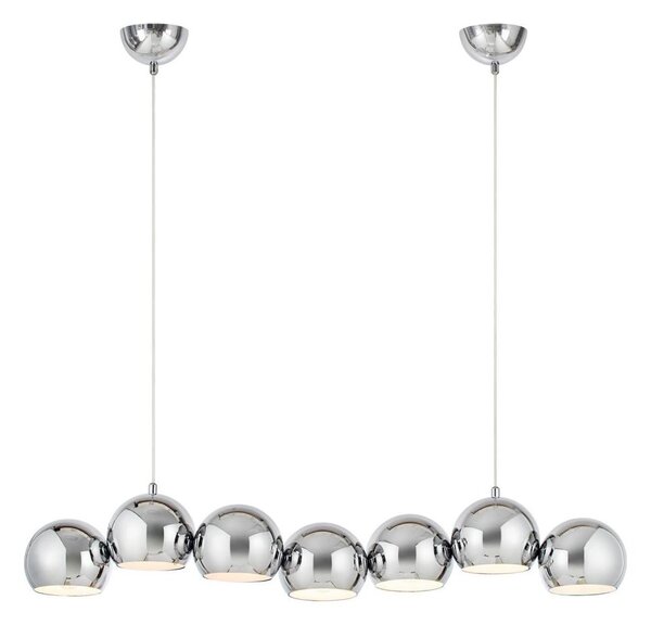 Markslöjd 109168 - Luster na lankách CUPOLO 7xE14/40W/230V lesklý chróm