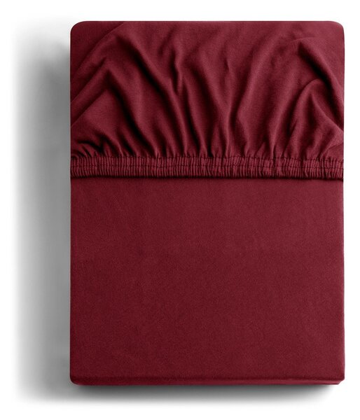 Vínová napínacia plachta jersey 180x200 cm Amber – Restilo