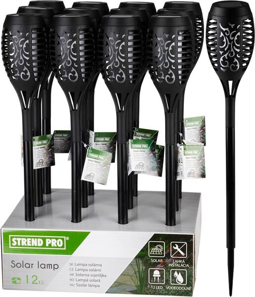 12 ks Lampa Solar Strend Pro Avior, 49 cm, 12 SMD LED, 2/3 AAA, sellbox