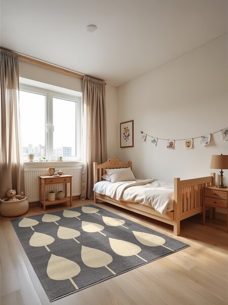 Hanse Home , Detský koberček Adventures 106216 Grey Cream, 120x170, šedá, detská izba