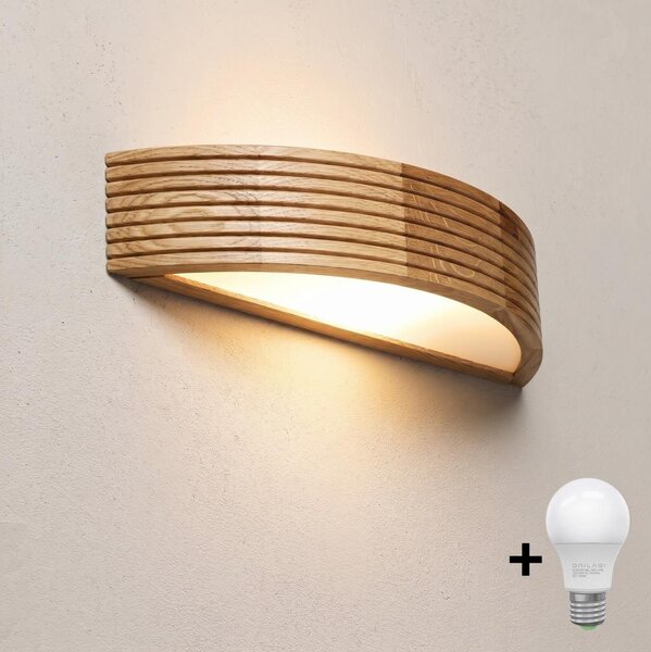 Brilagi - LED nástenné svietidlo CARVALHO MODERN 1xE27/60W/230V dub