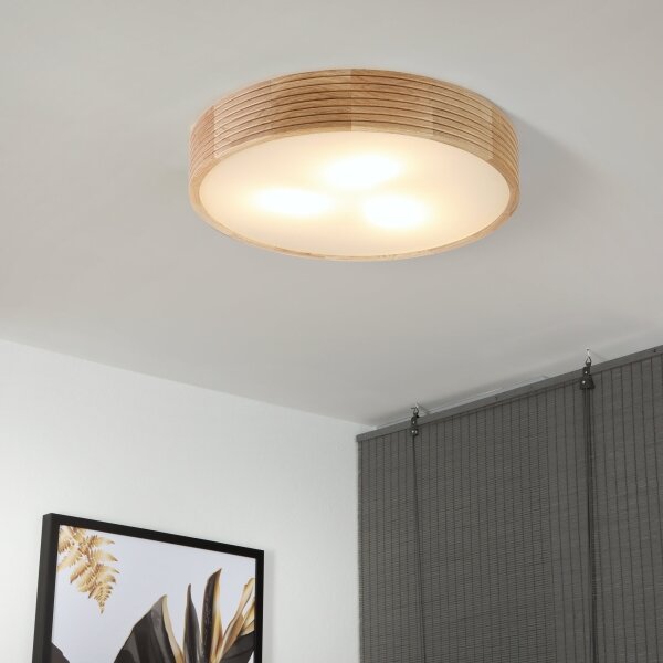 Brilagi - LED stropné svietidlo CARVALHO MODERN 3xE27/60W/230V pr. 47,5 cm dub