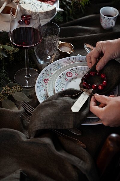 Porcelánový tanier Swedish Grace Winter Ø 21 cm