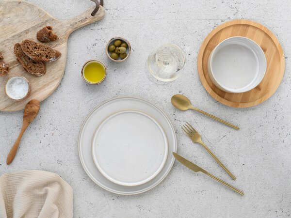 SADA PLYTKÝCH TANIEROV, keramika, 26 cm Creatable - Online Only bytové doplnky, Online Only