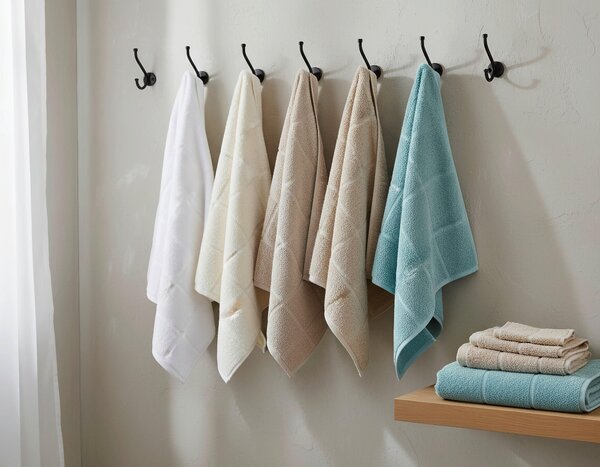 SADA UTERÁKOV PRE HOSTÍ, 30/50 cm, prírodná farba Esposa - Kúpeľňový textil