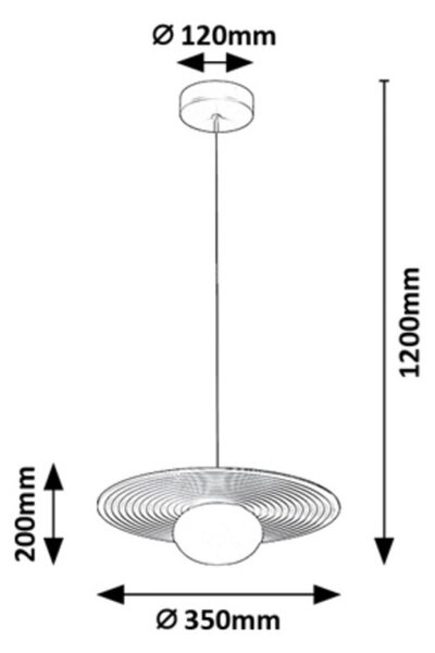 Rabalux 72461 závesné stropné svietidlo Glowbells G9 | béžová