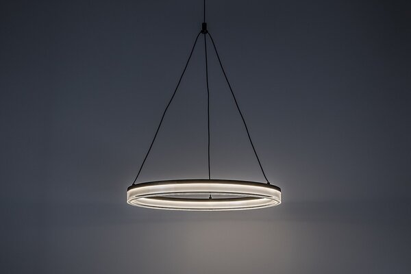 Rabalux 72478 LED závesné stropné svietidlo Seraphiel | 24W integrovaný LED zdroj | 1610lm | 3000-6500K | diaľkové ovládanie | stmievač | na lanku | čierna