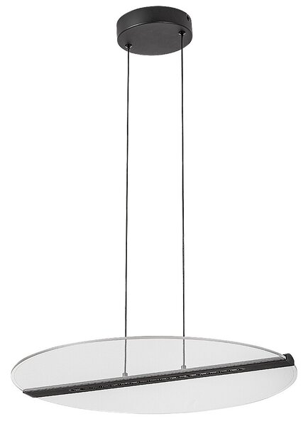 Rabalux 72483 LED závesné stropné svietidlo Norael | 24W integrovaný LED zdroj | 1570lm | 3000K | čierna