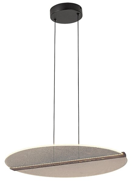 Rabalux 72483 LED závesné stropné svietidlo Norael | 24W integrovaný LED zdroj | 1570lm | 3000K | čierna