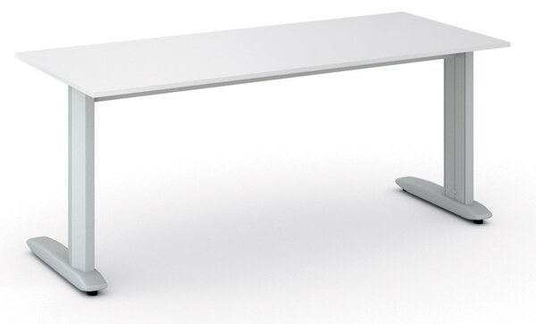 Kancelársky písací stôl PRIMO FLEXIBLE, 180x80 cm, biela