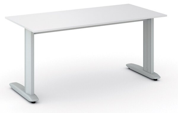 Kancelársky písací stôl PRIMO FLEXIBLE, 160x80 cm, biela