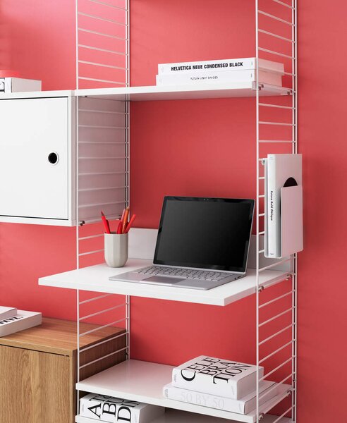 String Polica String Media shelf, white