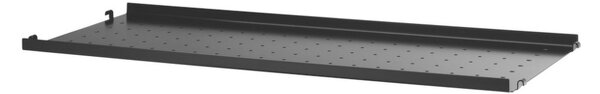 String Polica String Metal Shelf Low Edge 78 x 30, black