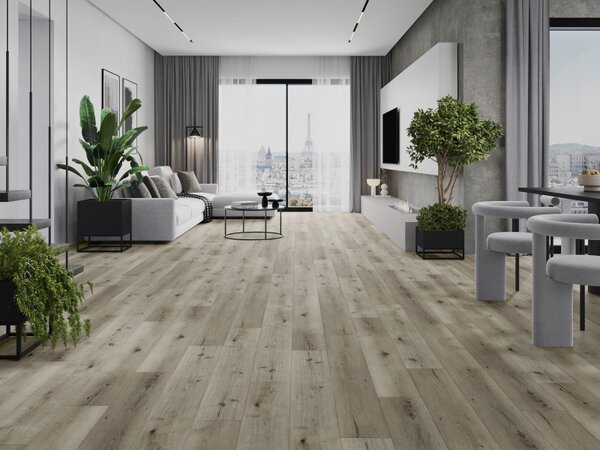 Mexen Bevil Oaks vinylové panely 1240 x 182 mm SPC 6,5 mm, podložka IXPE 1,5 mm, 4 V-drážka, Dub - F1036-1240-182-505-4V1-01
