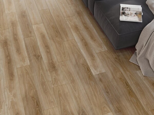 Mexen San Marcos vinylové panely 1240 x 182 mm SPC 6,5 mm, podklad IXPE 1,5 mm, 4 V-Drážka, Dub - F1048-1240-182-505-4V1-01