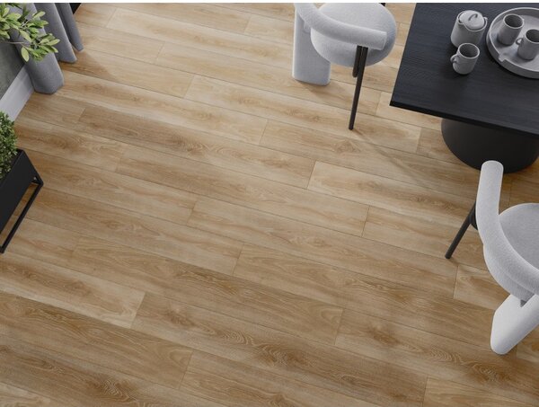 Mexen San Marcos vinylové panely 1240 x 182 mm SPC 6,5 mm, podklad IXPE 1,5 mm, 4 V-Drážka, Dub - F1048-1240-182-505-4V1-01
