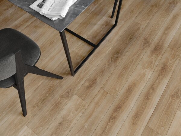 Mexen San Marcos vinylové panely 1240 x 182 mm SPC 6,5 mm, podklad IXPE 1,5 mm, 4 V-Drážka, Dub - F1048-1240-182-505-4V1-01