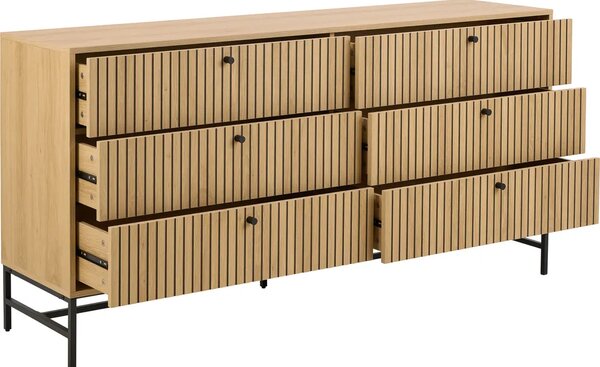 Actona Komoda Albany 157 cm dub prírodný