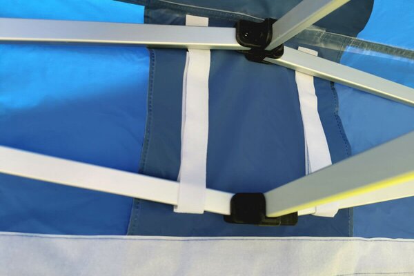 BRIMO Rozkladací stan 2x3m - s 3 stenami - Biela
