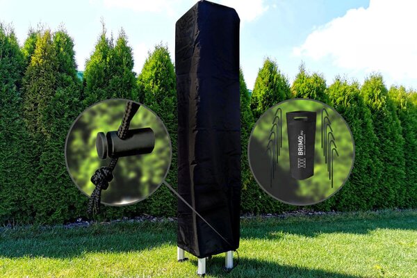 BRIMO Rozkladací stan 2x3m - s 3 stenami - Biela