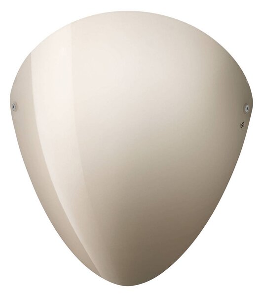 Ovalina – nástenné svietidlo E27 lesklá sivá