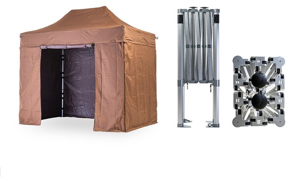 Nožnicový párty stan 2x3 m TENTino BIG HEXAGON Farba opláštenia: 8A - MODRÁ