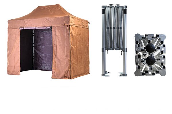 Nožnicový párty stan 2x3 m TENTino BIG HEXAGON Farba opláštenia: 8A - MODRÁ
