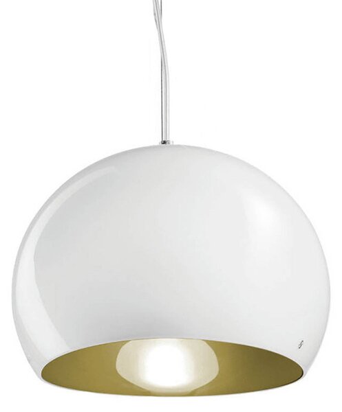 Závesná lampa Surface Ø 27 cm E27 biela/zelená