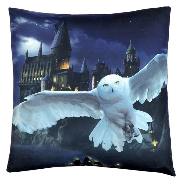Jerry Fabrics Detský vankúšik s potlačou - Harry Potter - Rokfort | 40 x 40 cm