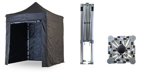 Nožnicový párty stan 2x2 m TENTino BIG HEXAGON EXTREME Farba opláštenia: 1A - BIELA