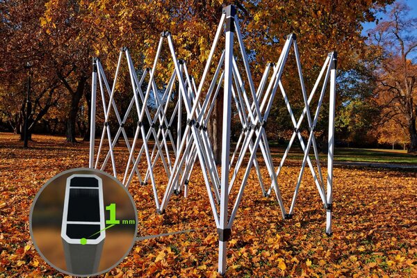BRIMO Párty stánky 3x4,5m - bez stien - Zelená