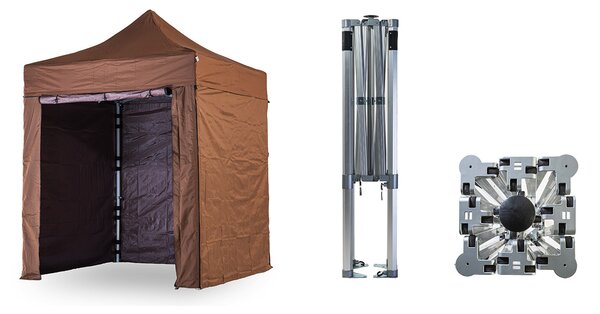 Nožnicový párty stan 2x2 m TENTino BIG HEXAGON EXTREME Farba opláštenia: 1A - BIELA