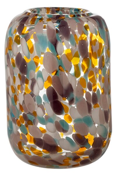 Sklenená ručne vyrobená váza (výška 18 cm) Vidia – Bloomingville
