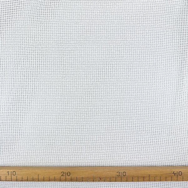 Metráž Záclonová látka so sieťovanou štruktúrou v. 300 cm - Biela