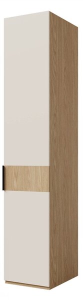 Mirjan24 Jednodverová šatníková skriňa Tortonis 45 1D, Farby: macadamia, Strana: pravá 5903211538438